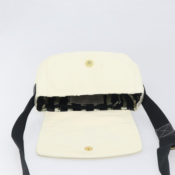 Vivienne Westwood Shoulder Bag Canvas Beige Gold Auth 199206V
