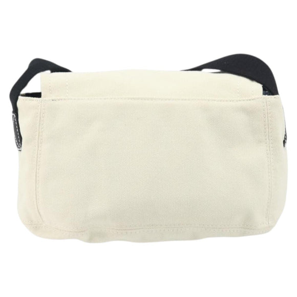 Vivienne Westwood Shoulder Bag Canvas Beige Gold Auth 199206V