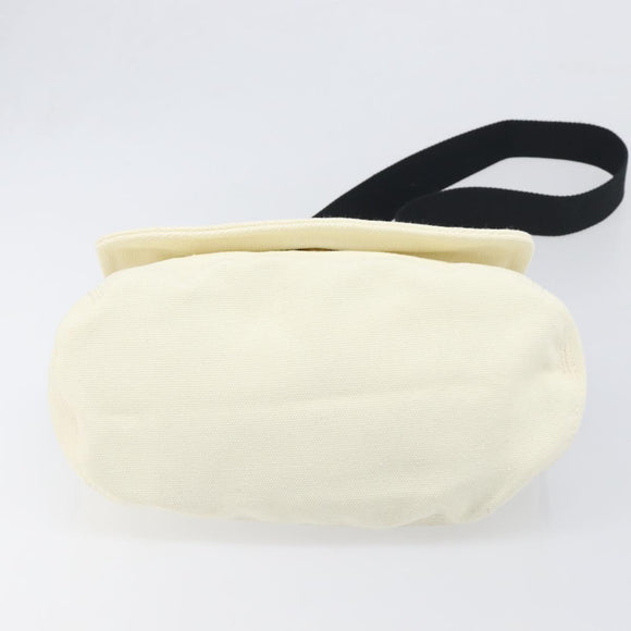 Vivienne Westwood Shoulder Bag Canvas Beige Gold Auth 199206V
