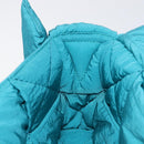BOTTEGA VENETA MAXI INTRECCIATO Cassette Bag Nylon Turquoise Blue Auth 199207V-18