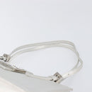 FENDI Mamma Baguette Hand Bag Leather Silver Auth 199212SAV-8