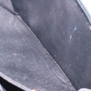 CELINE Shoulder Bag Leather Black Gold Auth 199214-23