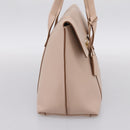 Salvatore Ferragamo Gancini Tote Bag Leather Pink Gold Auth 199216V-4