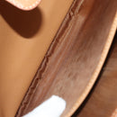 CELINE Macadam Canvas Hand Bag PVC Leather 2way Brown Gold Auth 199219-21
