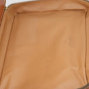 CELINE Macadam Canvas Hand Bag PVC Leather 2way Brown Gold Auth 199219-22