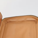 CELINE Macadam Canvas Hand Bag PVC Leather 2way Brown Gold Auth 199219-23