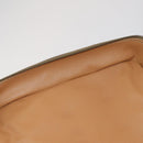 CELINE Macadam Canvas Hand Bag PVC Leather 2way Brown Gold Auth 199219-24