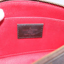 LOUIS VUITTON Damier Ebene Pochette Cosmetic PM Pouch N47516 LV Auth 199227-9