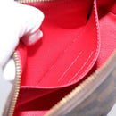 LOUIS VUITTON Damier Ebene Pochette Cosmetic PM Pouch N47516 LV Auth 199227-11