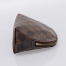 LOUIS VUITTON Damier Ebene Pochette Cosmetic PM Pouch N47516 LV Auth 199227-4