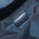 Christian Dior Trotter Canvas Saddle Pouch Navy Gold Auth 199228-16