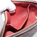 LOUIS VUITTON Damier Ebene Pochette Cosmetic PM Pouch N47516 LV Auth 199229-11