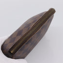 LOUIS VUITTON Damier Ebene Pochette Cosmetic PM Pouch N47516 LV Auth 199229-5