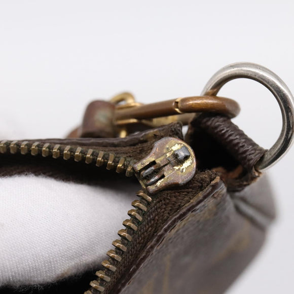 LOUIS VUITTON Monogram Pochette Accessoires Pouch M51980 LV Auth 199231