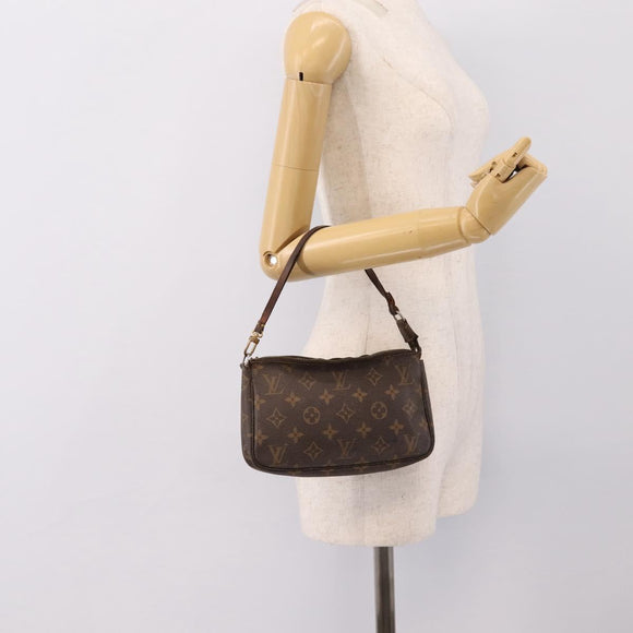 LOUIS VUITTON Monogram Pochette Accessoires Pouch M51980 LV Auth 199231