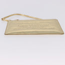 LOUIS VUITTON Monogram Miroir Pochette Plat Pouch Gold LV Auth 199233V-6