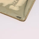 LOUIS VUITTON Monogram Miroir Pochette Plat Pouch Gold LV Auth 199233V-14