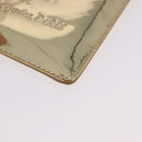 LOUIS VUITTON Monogram Miroir Pochette Plat Pouch Gold LV Auth 199233V-15