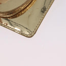 LOUIS VUITTON Monogram Miroir Pochette Plat Pouch Gold LV Auth 199233V-17