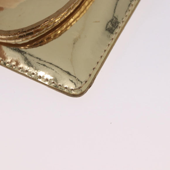 LOUIS VUITTON Monogram Miroir Pochette Plat Pouch Gold LV Auth 199233V