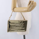 LOUIS VUITTON Monogram Miroir Pochette Plat Pouch Gold LV Auth 199233V-23