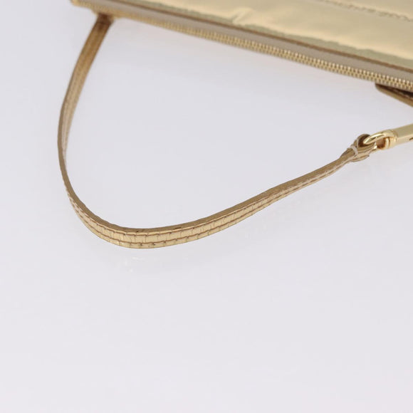 LOUIS VUITTON Monogram Miroir Pochette Plat Pouch Gold LV Auth 199233V