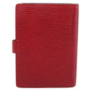 LOUIS VUITTON Epi Agenda PM Day Planner Cover Red R20057 LV Auth 199234-2