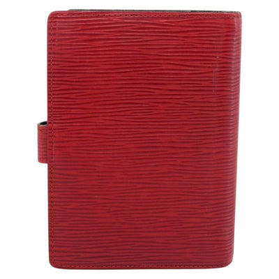 LOUIS VUITTON Epi Agenda PM Day Planner Cover Red R20057 LV Auth 199234 - 0