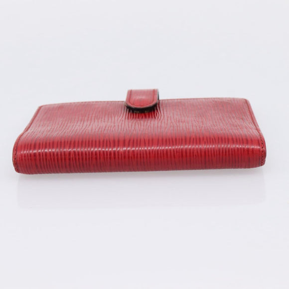 LOUIS VUITTON Epi Agenda PM Day Planner Cover Red R20057 LV Auth 199234