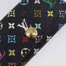 LOUIS VUITTON Monogram Multicolor Multicles 4 Key Case Black M93732 Auth 199235A-17