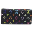 LOUIS VUITTON Monogram Multicolor Multicles 4 Key Case Black M93732 Auth 199235A-2