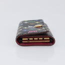 LOUIS VUITTON Monogram Multicolor Multicles 4 Key Case Black M93732 Auth 199235A-4