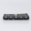 LOUIS VUITTON Monogram Multicolor Multicles 4 Key Case Black M93732 Auth 199235A-5