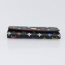 LOUIS VUITTON Monogram Multicolor Multicles 4 Key Case Black M93732 Auth 199235A-6