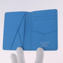 LOUIS VUITTON Monogram Organizer Dupoch Card Case Blue M14881 LV Auth 199237M-8