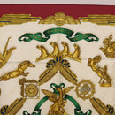 HERMES Carre 90 Scarf Silk Bordeaux Auth 199240-3