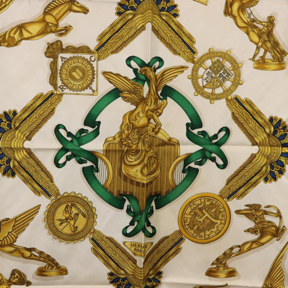 HERMES Carre 90 Scarf Silk Bordeaux Auth 199240