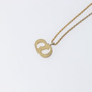 Christian Dior Necklace metal Gold Tone Auth 199265-10