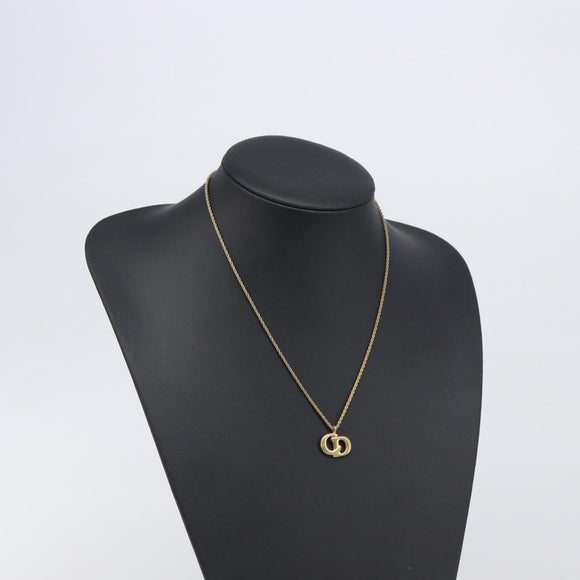 Christian Dior Necklace metal Gold Tone Auth 199265