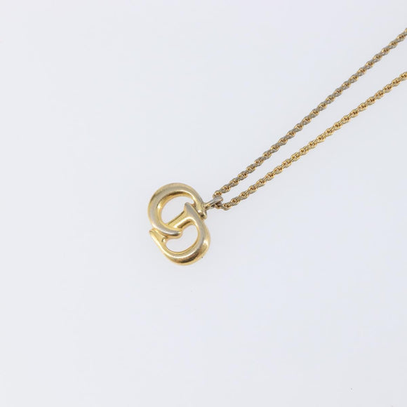 Christian Dior Necklace metal Gold Tone Auth 199265