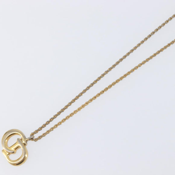 Christian Dior Necklace metal Gold Tone Auth 199265