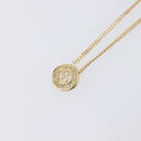 Christian Dior Necklace metal Gold Tone Auth 199276M-3