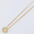 Christian Dior Necklace metal Gold Tone Auth 199276M-4
