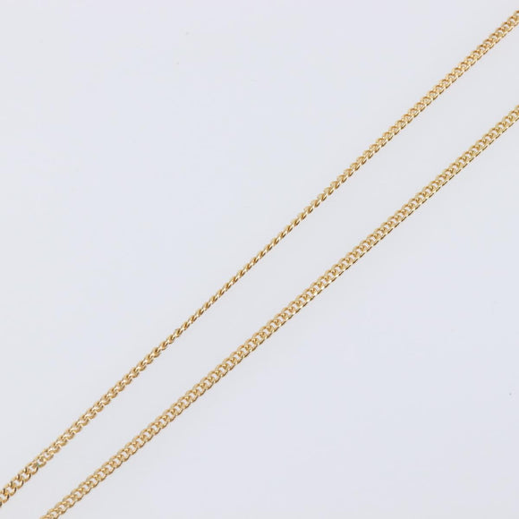 Christian Dior Necklace metal Gold Tone Auth 199276M