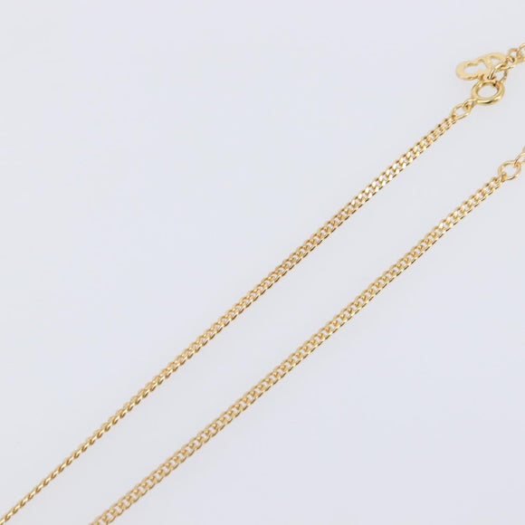 Christian Dior Necklace metal Gold Tone Auth 199276M
