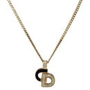 Christian Dior Necklace metal Gold Tone Auth 199288M-1