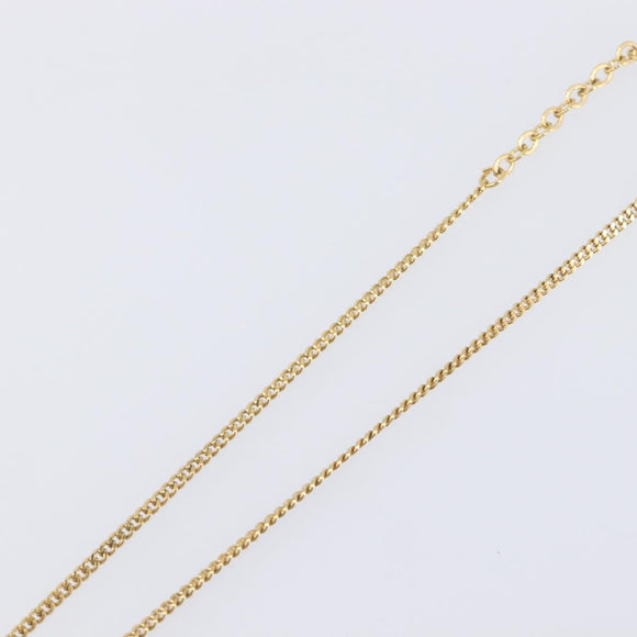 Christian Dior Necklace metal Gold Tone Auth 199288M