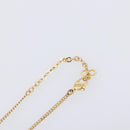 Christian Dior Necklace metal Gold Tone Auth 199288M-13
