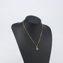 Christian Dior Necklace metal Gold Tone Auth 199288M-15