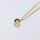 Christian Dior Necklace metal Gold Tone Auth 199288M-3
